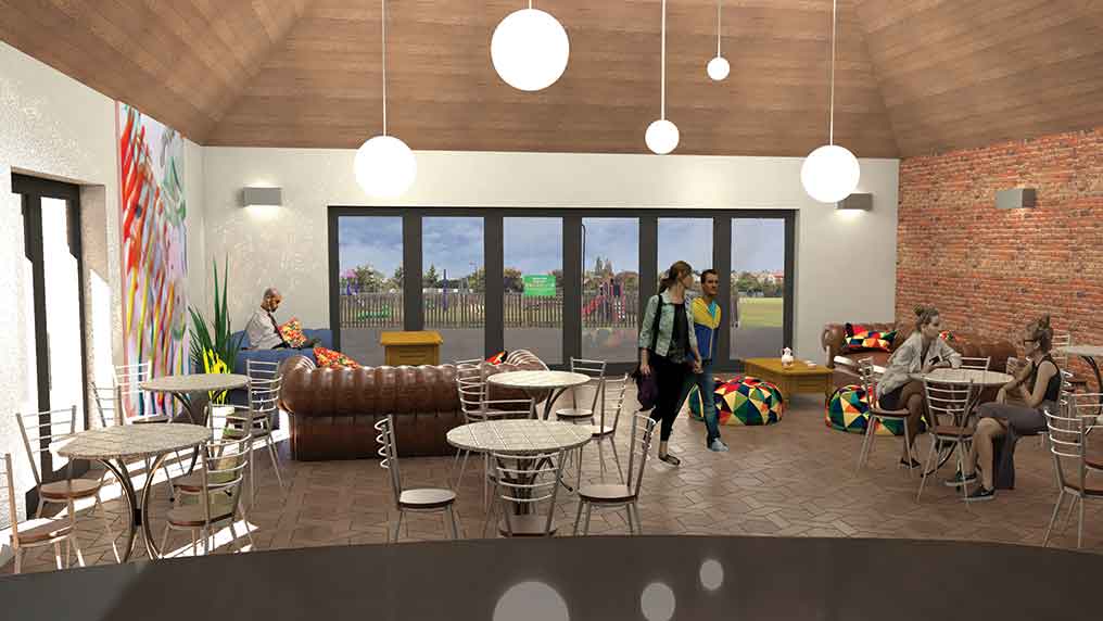 Community Centre Interior Visualisation