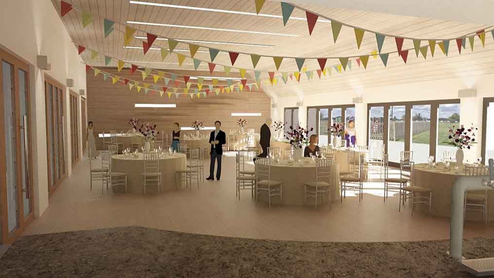 Community Centre Interior Visualisation